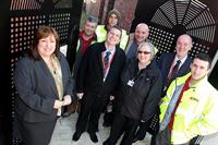 Helena Propertycare staff with St Helens Council at the alleygates